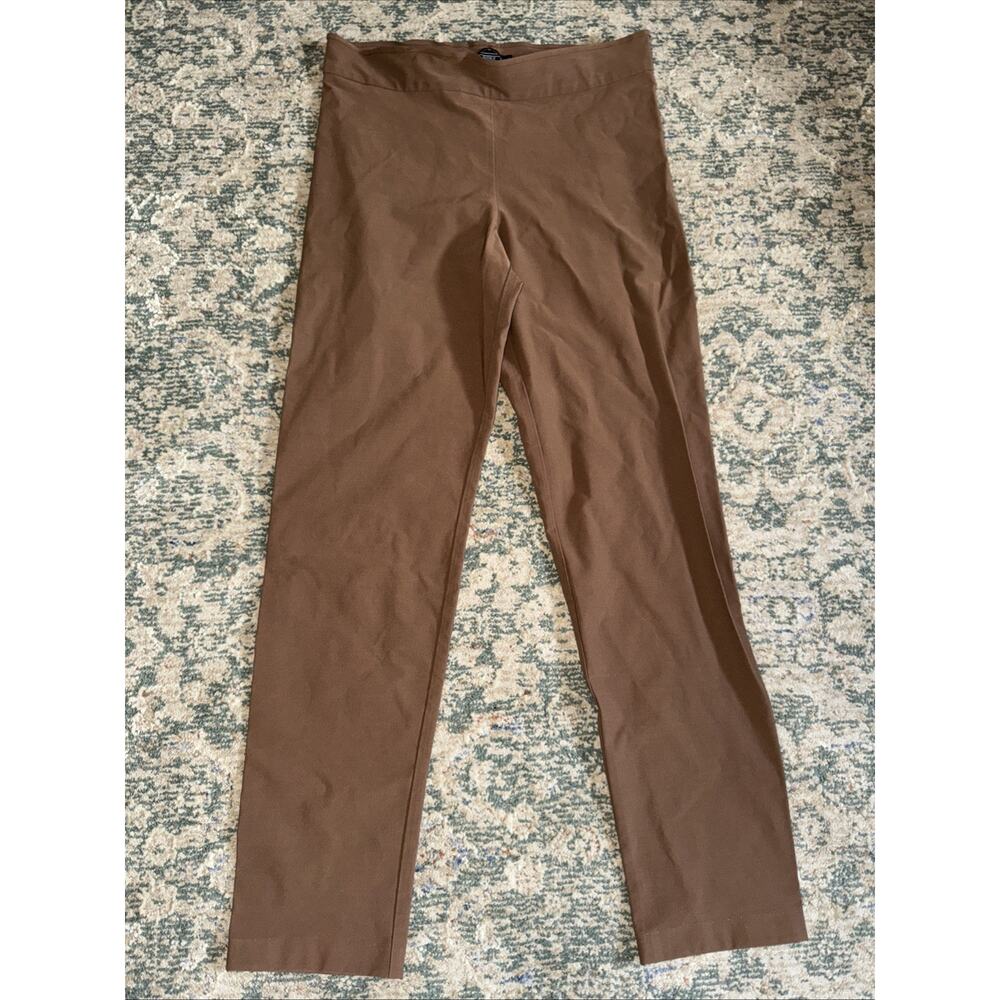 Avenue Montaigne Women's Billy F1224 Tan Pull on Pants Stretch Sz‎ 10 Camel